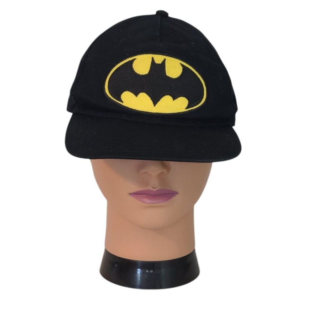 (BOYS) Batman DC Comics Black Adjustable Hat Cap - Kids Youth